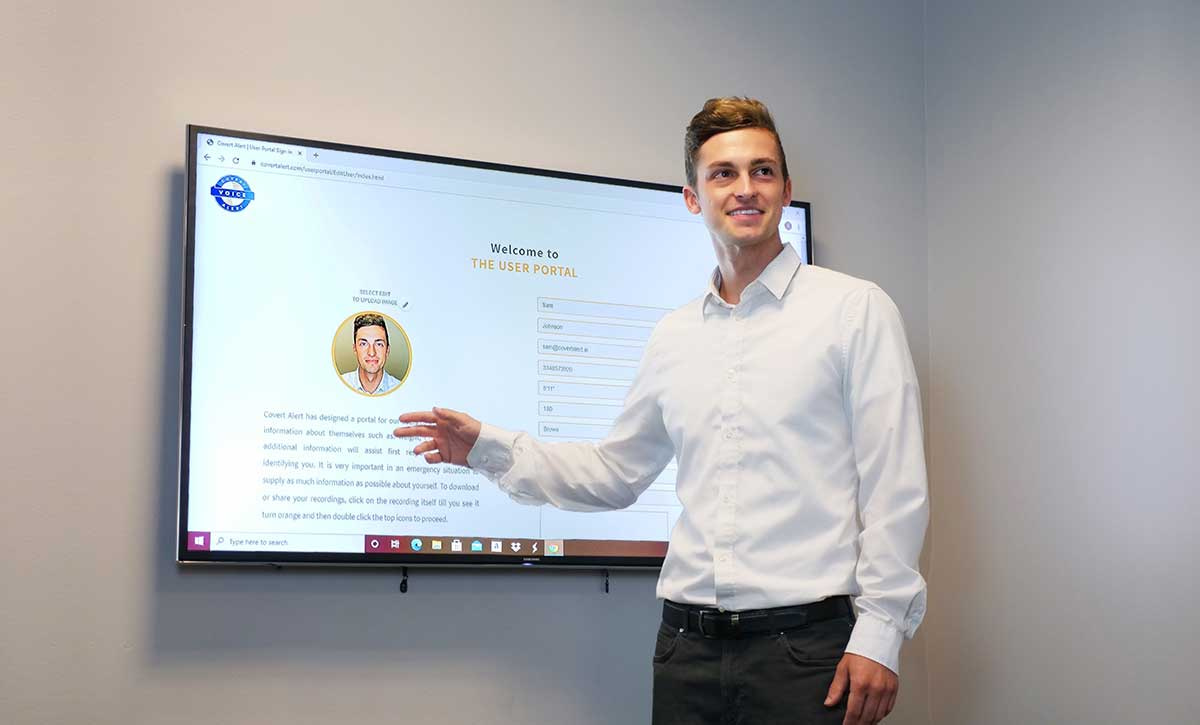 A screenshot for the User Portal sign in web page